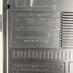 100% Working SEARS AM FM TV Portable Sound Radio w/ Owners Manual VERY CLEAN
