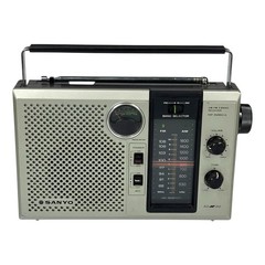 Vintage Sanyo RP‑6260A 2‑Band AM/FM Portable Radio Receiver – Tested And Working