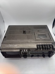 VTG Rare BROKSONIC CRT-1800 Universal TV – Radio – Cassette Recorder FOR PARTS