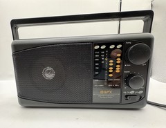 GPX AM/FM/TV Weather Portable Radio Model A350 Electric/Battery Powered Works