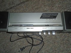 Vintage G.E 7-4960B Alarm Clock Cassette Recorder AM/FM Boombox