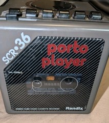 Vintage Randix SCR-36 Porto Player | 80s Cube Radio Cassette Recorder | TESTED