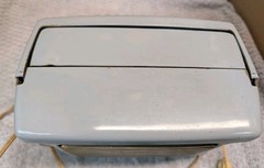 Vintage Zenith Mid-Century Portable Radio – Light Blue – MCM Project Display