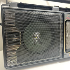 Seiko WKC-200 Super Woofer 3D Stereo Boombox Dual Cassette AM/FM- Tested Working