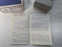 Vintage Westinghouse Pocket AM Radio Model RPA 5200A  w/ Box & Papers – Preowned