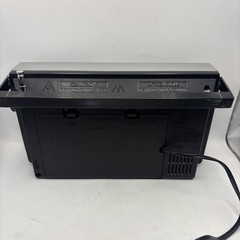 Vintage GE General Electric AM/FM Portable Radio Model 7-2857A Silver 1980s WORK