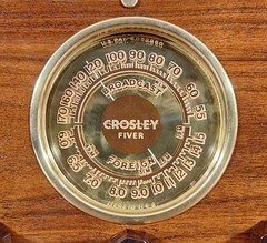 Old Antique Wood Crosley Fiver 517 Vintage Tube Radio -Restored Working Tabletop