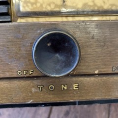 TOSHIBA Vintage Radio Vacuum Tube Radio Analog Meter Retro Working Condition JP