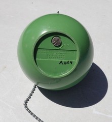 Vintage Panasonic Panapet 70 R-70 AM Ball Radio Green Space Age Japan WORKS