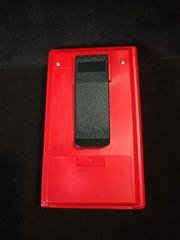Sanyo RP40 RED Vintage AM/FM Stereo Portable Radio w/ Belt Clip Rare