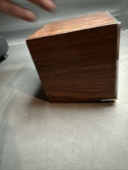 Radio Shack Realistic AM Deskube 12-183 Wood Grain AM Radio For Parts