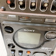 Sony FX-300 Jackal TV FM AM Receiver Cassette Recorder DC 12V 6W Audio Japan