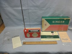 Rare, Unusual 1962 Singer RS-820-A 8 Transistor Radio & Original Box
