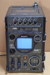 Sony FX-300 Jackal TV FM AM Receiver Cassette Recorder DC 12V 6W Audio Japan