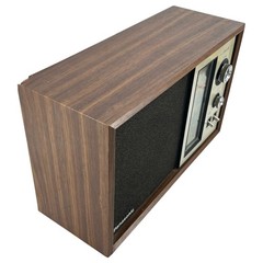 Panasonic RE-6286 FM/AM Tabletop Radio Solid State Wood Grain Case