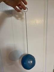 Vintage 1969 Panasonic Radio Panapet BLUE BALL R-70 Model Space Age AM Works