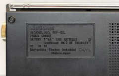 National Panasonic RF-9L Multi-Band Radio FM LW MW SW1 Tested Working See video