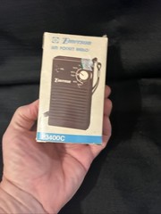 Emerson Am Pocket Radio Vintage Tested Works Good