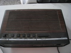 Vintage 1980s Sanyo RM5082 AM/FM Clock Radio w manual