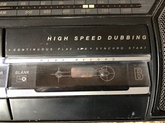 Vintage GE 3-5635A Stereo Radio Cassette Player AM/FM High Speed Dubbing Boombox