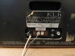 KLH Model 21 FM Receiver Vintage Radio