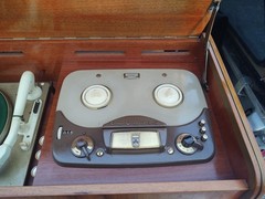 Wow GRUNDIG MAJESTIC 7038 VACUUM TUBE CONSOLE FROM 1959 WITH REEL TO REEL OPTION