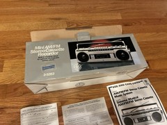 Vintage General Electric GE 3-5283 AM/FM Radio Cassette Player Boombox WORKS