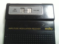 Toshiba Walky RP-90 AM Radio Ultra Slim Vintage Works Rare Retro Japan Made JP