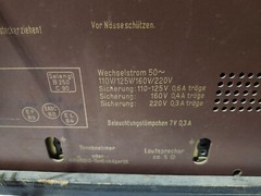 Old Grundig Tube Radio 3043 W 3D Klang Table top Wood Case Germany