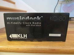 NEW IN SEALED BOX RARE! KLH Musicdock KC-80 PRISTINE! HI-Fidelity Clock Radio