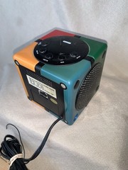 D530 Vtg 1990s GPX Gran Prix Radio Alarm Clock Rubik Simon Multi-Color CUBE EUC