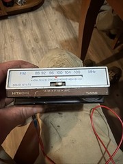 Hitachi KMT-880E Solid State AM FM Car Radio Converter Transistor 1971 Japan