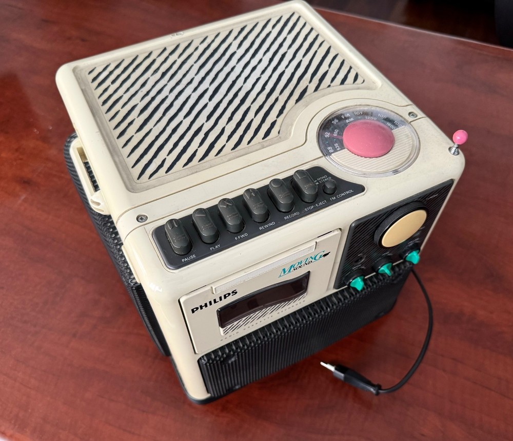 Philips D8080/02T – 1985 – Moving Sound Radio Recorder. Well tested!