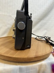 Vintage Black Gray GE Radio Portable AM/FM Long Range Antenna Work 7-3945a Model
