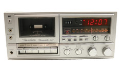 Vintage Chronosette-237 AM/FM Clock radio Cassette Player Model 12-1543