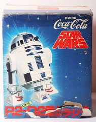 Vtg 1977 Star Wars R2-D2 AM Radio Coca-Cola Fuji Japan – Working w/ Box Rare