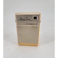 RARE Aristo-Tone 6-Transistor Pocket AM Radio Vintage – works!