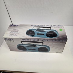 Vintage Jensen Audio AM/FM Stereo Cassette Recorder, Model SCR-425-TE, Teal, NOS