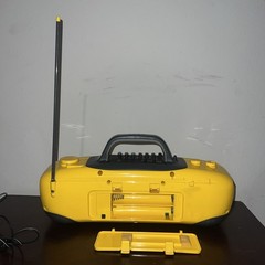Sony CFS-903 Water Resistant Stereo Cassette Yellow Tape Player Tested Works LN