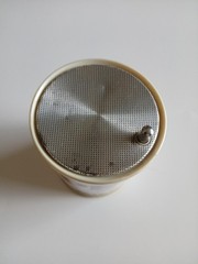 Vintage PET Evaporated Milk Novelty AM FM Radio Can Hong Kong 1970s Retro Decor