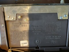 Vintage Mid-Century General Electric (GE) AM/FM Dual Speaker Radio