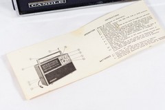 Vintage Candle TK-1849 Solid State Radio 5 Band AC/DC Made In Japan RARE-READ