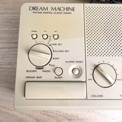 SONY Dream Machine FM/AM Digital Clock Radio – ICF-C2W 1980s Vintage
