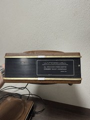 VTG Wynford Hall Flip Clock Radio Alarm Stereo Adaptor Model #NSI-1103
