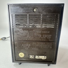 Rare Vintage SONY TFM-C390W DIAL ILLUMINATED Alarm Clock Radio 110-120 Volt
