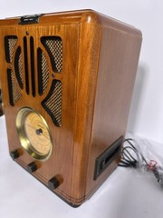 Crosley CR72 AM/FM Cassette Radio Wood Cabinet Classic 1998 NOS w/ Box