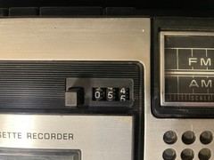 Panasonic RQ-542AS Vintage FM AM Radio Cassette Recorder / Japan. Works!!