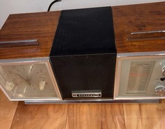 RARE Panasonic Clock Radio, Model RC-7467, FM/AM 7-Transistor 6-Diode (Working)