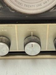 Vtg KLH Model 21 Twenty-One AM/FM Receiving System Radio Works For Parts Repair