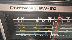 Vtg Realistic Patrolman SW-60 6-Band Shortwave Multiband Radio(READ DESCRIPTION)